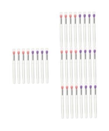 Healeved 32 Pcs Silicone Lip Brush Lip Applicator Eyeshadow Brush Lip Makeup Eye Shadow Scrubber