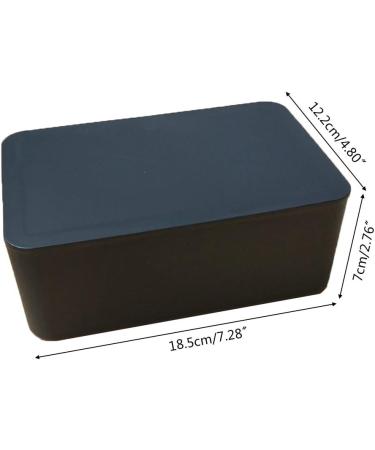 Black Dispenser with Lightweight Napkin Cases Easy Open & Close Utility Tissue Holder Storage Box - Buy Online on SooperMarket.com