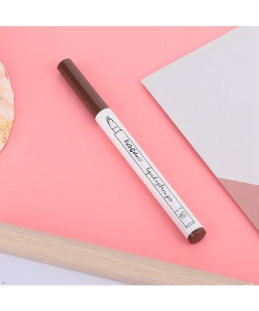 Liquid Eyebrow Pencil Eyebrow Pencil Four Forks Long Lasting Liquid Eyebrow Pen Waterproof Pencil (1# dark brown mocha color) - Buy Online on SooperMarket.com