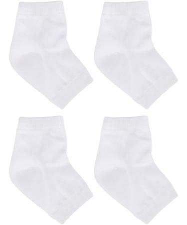 FOMIYES 4 Pairs Rough Calluses Socks Gel Foot Socks Heel Sleeves Protectors Heel Protector Socks Feet Repair Socks Cracked Heel Socks Gel Socks Men and Women White Anti-Crack Ankle Socks - Buy Online on SooperMarket.com