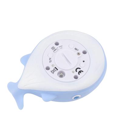 Whale Shaped Baby Bath Thermometer with Silent Alarm - Safe Water Temperature for Kids - Buy Online on SooperMarket.com