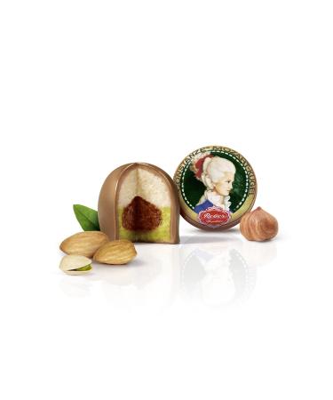 Constanze Mozart-Kugeln 6-Pack - Gourmet Alpine Milk Chocolate with Pistachios Marzipan & Hazelnut Nougat | International Shipping - Buy Online on SooperMarket.com