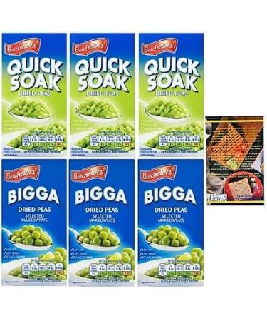 Bachelors Bigga Peas and Quick Soak Peas Bundle
