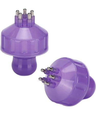KUIKUI Portable Scalp Applicator Hair Scalp Massaging Brush with Scale for Thinning Hair Hair Loss - Purple - Buy Online on SooperMarket.com