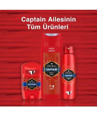 Old Spice Captain Deodorant Stick 50ml - Long-Lasting Odor Protection - Buy Online on SooperMarket.com