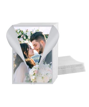 Pre-Folded Vellum Jackets for 5x7 Invitations: 60Pcs Vellum Paper Translucent Wedding Invitation Wraps
