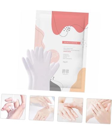 Healeved 2 Pairs Moisturizing Cover Exfoliating Treatment Dry Moisturizer Care Socks Moisturizing Gloves Remover Socks Cat Paw Spa Non-Woven Fabric White - Buy Online on SooperMarket.com