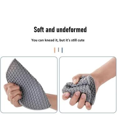Silicone Jar Opener Gripper Set of 2 - Easy Grip Can Opener for Arthritis - Bottle Opener for Strength Assistance - Gray - Buy Online on SooperMarket.com