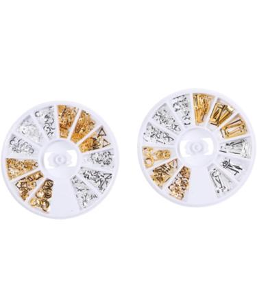 minkissy 4 Boxes Manicure Accessories Rhinestone for Nails Nail Jewelry Palette The Circle 3d - Buy Online on SooperMarket.com