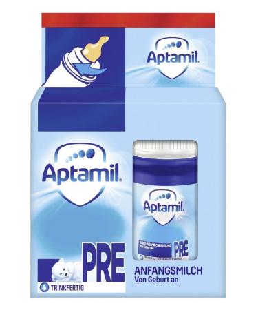 Milupa APTAMIL Pre infant formula from birth ready to drink (2 x 90 ml)