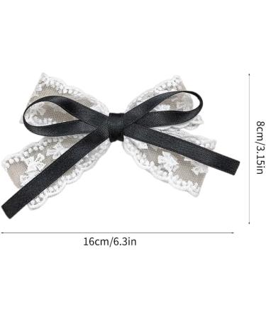 JSGHGDF Ribbon Elegant 2000s Style Side Clip Hair Clip Sweet Style knot Balletcore - Buy Online on SooperMarket.com