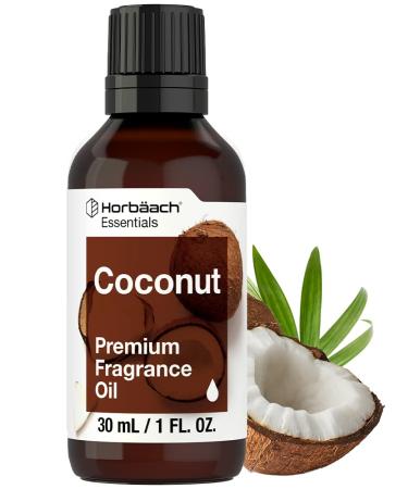 Coconut Fragrance Oil | 1 fl oz (30ml) | Premium Grade | for Diffusers  Candle and Soap Making  DIY Projects & More | by Horbaach