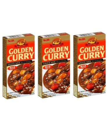 S&B Golden Curry Mild 92g x 3