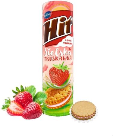 Hit Coconut Vanilla Strawberry Cocoa & Hazelnut Cream Filled Biscuit 220g | Pick your Favourite Flavour & Number of Pack - Buy Online on SooperMarket.com