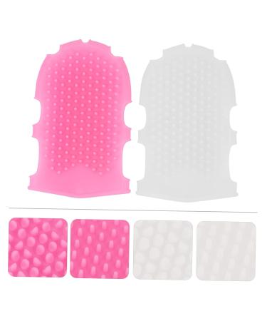 2-Piece Silicone Body Massage Brush Set for Exfoliation and Scrubbing - Buy Online on SooperMarket.com