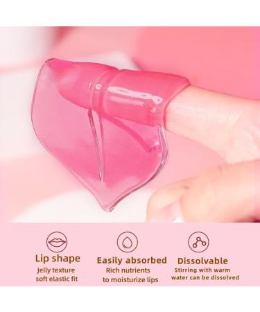 Buy Lip Mask - 30 Collagen Crystal Lip Masks & Moisturizing Cream for Plumping & Hydrating Lips - International Shipping Available - Buy Online on SooperMarket.com