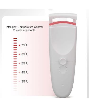 Verdant Touch Rechargeable Eyelash Curler Heated Eyelash Curler 2 Levels Quick Heating Rechargeable Electric Lash Curler 24 Hours Long Lasting Apricot USB 30S Heating - Buy Online on SooperMarket.com
