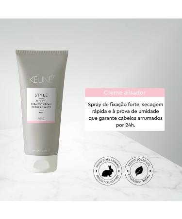 KEUNE Style Straight Cream - 6.8 Fl Oz - Smooth Hair Styling - Buy Online on SooperMarket.com