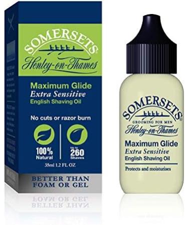 Buy Somersets Extra Sensitive Shave Oil - Maximum Glide 1.2 Oz | International Shipping Available - Buy Online on SooperMarket.com