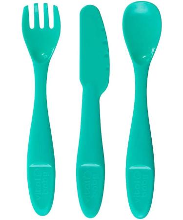 Vital Baby Nourish Perfectly Simple Cutlery 15pk - Baby Weaning and Feeding Set - Bright Colors - BPA Free - Durable - 12m - Buy Online on SooperMarket.com