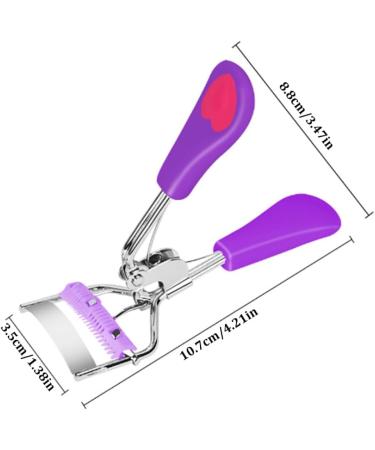 Eyelashes Curler with Comb Eye Lash Curler Separated Lashes Curler Steel Wide Angle Eyelash Comb Eye Makeup Tool Lash Curler for Girls Women - Buy Online on SooperMarket.com