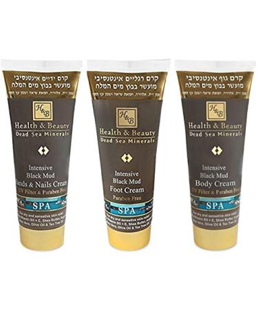Health & Beauty Sets Natural Black Mud triple Body care set by Dead Sea