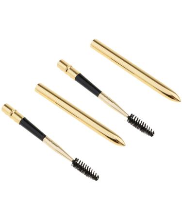Jojomis Reusable Mascara Wands Makeup Lash Extension Brush Spiral Wood Handle 2pcs