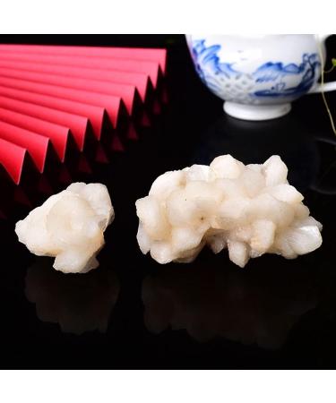 for Natural Raw Crystals Rough Zeolite Crystal Cluster and Apophyllite Intergrowth Quartz Stone for Home Decoration FUZEGRDLI Light Grey - Buy Online on SooperMarket.com