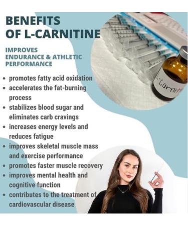Injectable L-Carnitine 500mg/ml (5ml) - Buy Online on SooperMarket.com