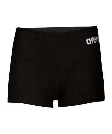 ARENA Boys' Team Swim Short Solid Swimming Shorts (1 Pack) 152 Black-white
