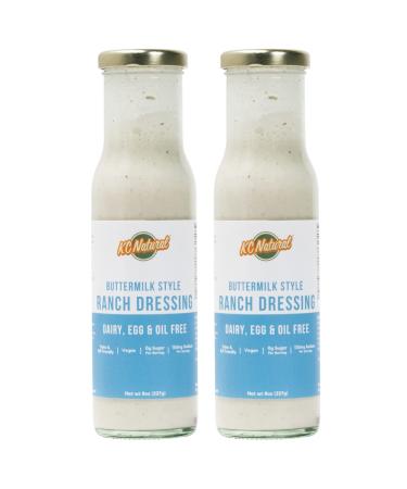 KC Natural Ranch Dressing and Sauce - Dairy, Egg, and Oil-Free - Paleo and AIP Friendly - 8 oz (Pack of 1) - Buy Online on SooperMarket.com