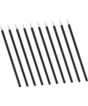 BELLIFFY 100pcs Eye Makeup Tools Eyeshadow Eye Shadow Eyebrow Brush Applicator White 10X0.5X0.5cm White - Buy Online on SooperMarket.com