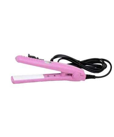 Pink Hair Travel Straightener Ceramic Ceramic Mini Portable Woman Hair Care Hair Straightener One Size Pink