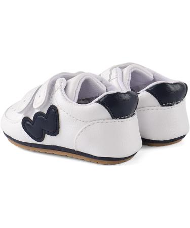 Cheerful Mario Baby First Walking Shoes | Soft PU Leather | Anti-Slip Sole | 12-18 Months | Dark Blue - Buy Online on SooperMarket.com