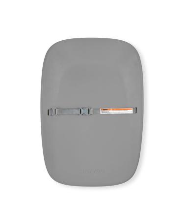 Nattou changing mat made of soft PU foam washable changing mat approx. 50 x 70 cm Softy grey model 2024 grey