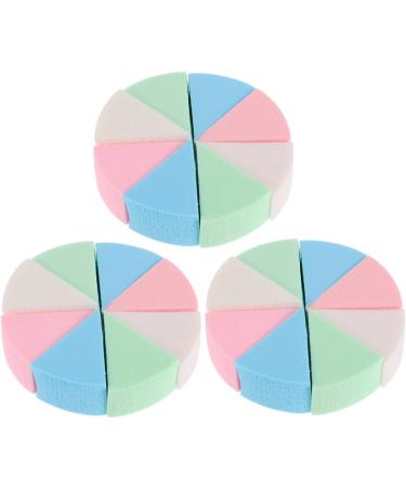 minkissy 12 Sets Triangular Sponge Puff Women Sponge Puff Emulsion The Face Loose Powder Miss - Buy Online on SooperMarket.com