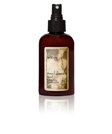 Wen Sweet Almond Mint Replenishing Treatment Mist - Hair Hydrating Mist Leave In Conditioner Spray Hair Hydration Hair Refresher Skin Care Moisturizing Spray Added Volume - 6 Fl Oz (Pack of 1)