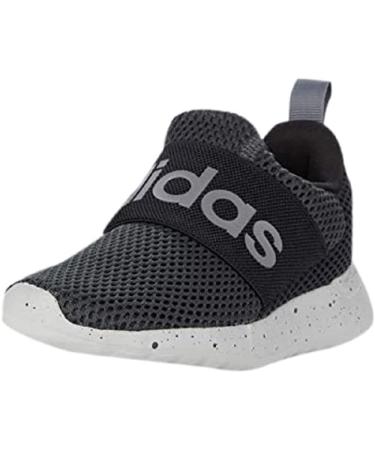 adidas Unisex-Child Lite Racer Adapt 4.0 Running Shoe Little Kid (4-8 Years) 1 Little Kid Grey/Grey/Black