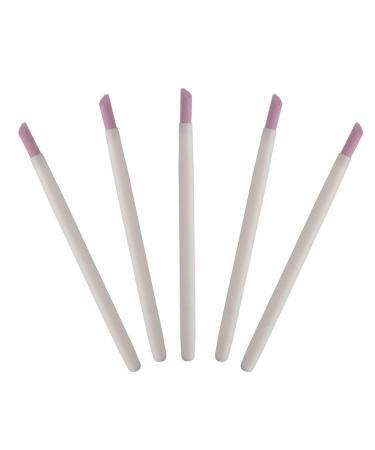 5 Pieces Pumice Stone Nail File for Cuticles Nail Peeling Pen Stick Cuticle Remover Trimmer Quartz Scrubs Stone Cuticle Stick Pen Multi-Functional Fingernail Toenail Polishing Sanding Pen Stick(White)