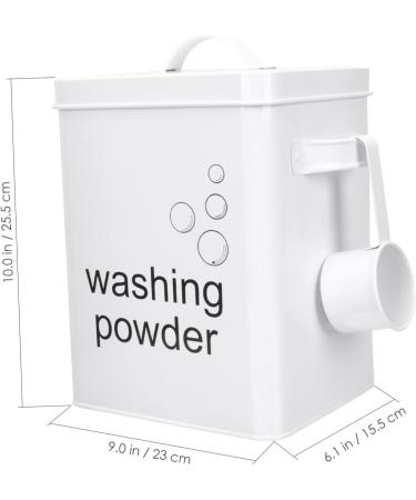 Healeved Washing Storage Bucket Toilet Lid Covers Laundry Bin Snack Containers Dispenser Wrought Iron - Buy Online on SooperMarket.com