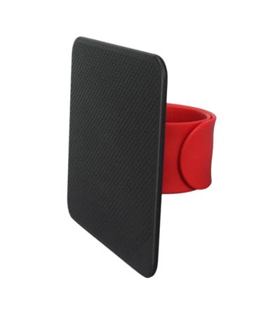 Angoily Hair Dyeing Board Pat Belt Magnetic Tool Hair Color Slap Bracelet Professional Balayage Board Hair Color Tool Hair Styling Supply Dying Paddle Care Dye Cream Red Plastic