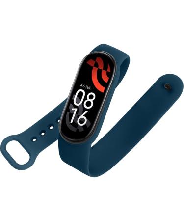 Buy Ainiv Adjustable Fitness Bracelets for Xiaomi Mi Band 3/4/5/6/7/8 - Waterproof Silicone/Nylon/Stainless Steel - 3-Pack in Black/Gray/Blue - Buy Online on SooperMarket.com