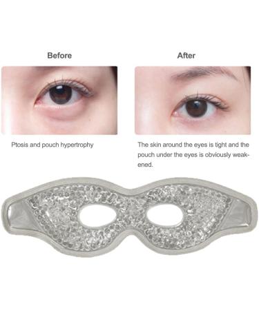 Dajidafu Men Gel Cooling Eye Cover Cold Compress Skin Care Beauty Sleeping Pad Adjustable Headband Pouch Removal Salon Travel Gray - Buy Online on SooperMarket.com