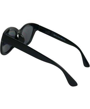 Stylish Retro Mini Glasses - Prescription Sunglasses with Thick Plastic Frame Free Case | Women's Reading Sun Glasses - 0.0 Diopters - Buy Online on SooperMarket.com