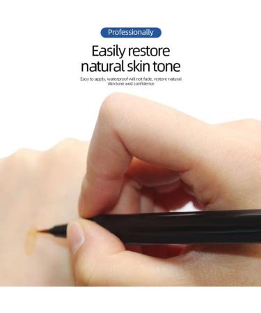 White Spots Concealer Pen Birthmarks Cover Pen Waterproof Long Lasting Vitiligo Scars Birthmarks Cover Pencil Natural Camouflage Makeup Pen - Buy Online on SooperMarket.com