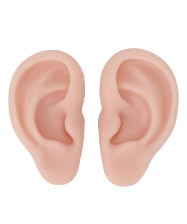 Silicone Ear Model - Medium Skin Color for Earrings Display and Piercing Practice - Buy Online on SooperMarket.com