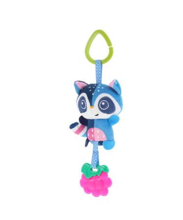 ORFOFE Grinding Teether Pendant Molar Bell Children Teeth Infant Tooth Tool Baby Teething Silicone Chewing Toy Plaything Accessory Oral Chew Crib for Blue 26X8CM