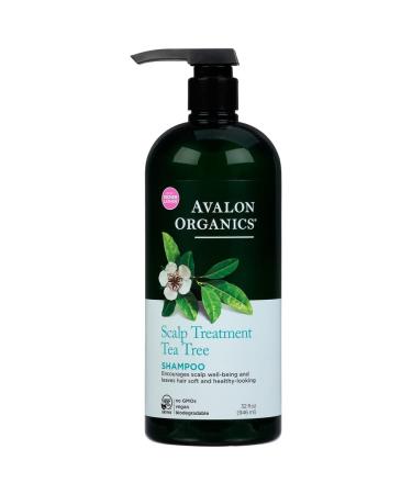 Avalon Organics Scalp Treatment Shampoo  Tea Tree  32 Oz 32 Fl Oz (Pack of 1)