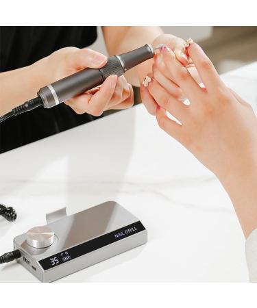 kawehiop Powerful Motor Electric Nail Drill For Efficient Nail Polishing With Accessory Rechargeable Nail Gel Polisher polar white - Buy Online on SooperMarket.com
