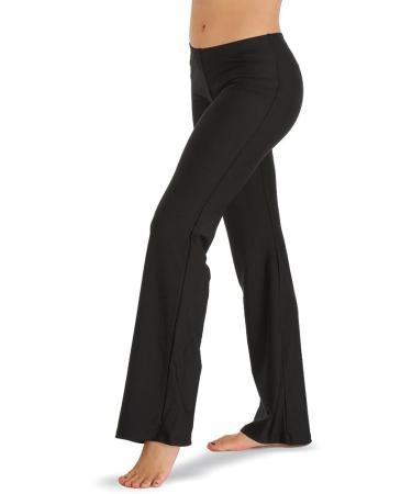 Alexandra Collection Youth Black Tricot Jazz Pants - Athletic Flare Bootcut Pant (Size 14) - Buy Online on SooperMarket.com